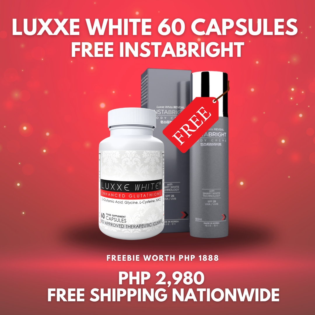 Luxxe White Enhanced Glutathione Supplement 775mg 60 Capsules