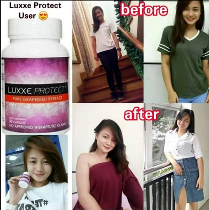 Luxxe Protect Pure Grapeseed Extract Vitamins & Supplement 500mg 30 Capsules